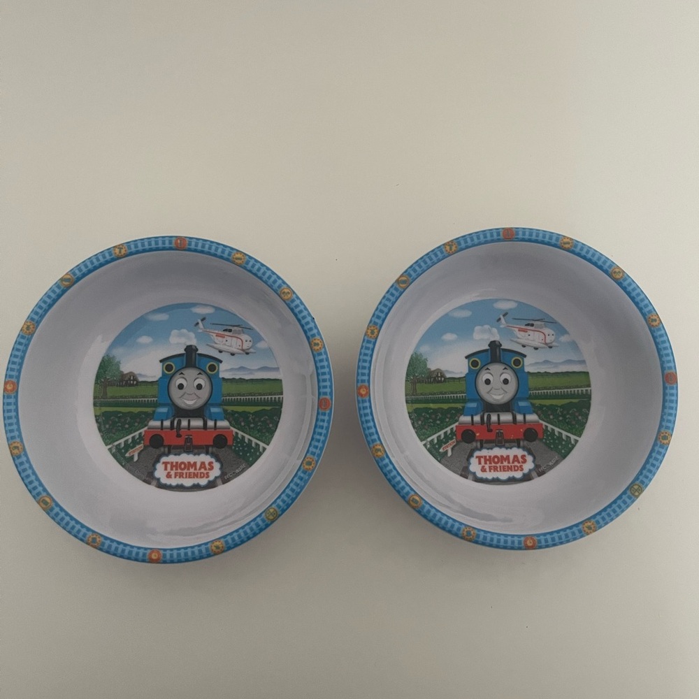 Thomas & Friends Blue Kids Bowl Set - 2 Pack
